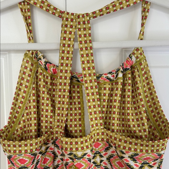 prAna Women’s printed cali racerback sleeveless safari guava dress. - Picture 4 of 7